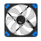 NOX Ventilador Hummer H-FAN PRO LED AZUL 120mm PWM - Thumbnail 3