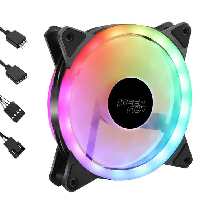 Keep Out Ventilador XFC-120SR BLACK 5V 1