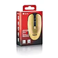 NGS Raton Inalambrico Recargable Silencioso Dorado - Thumbnail 4