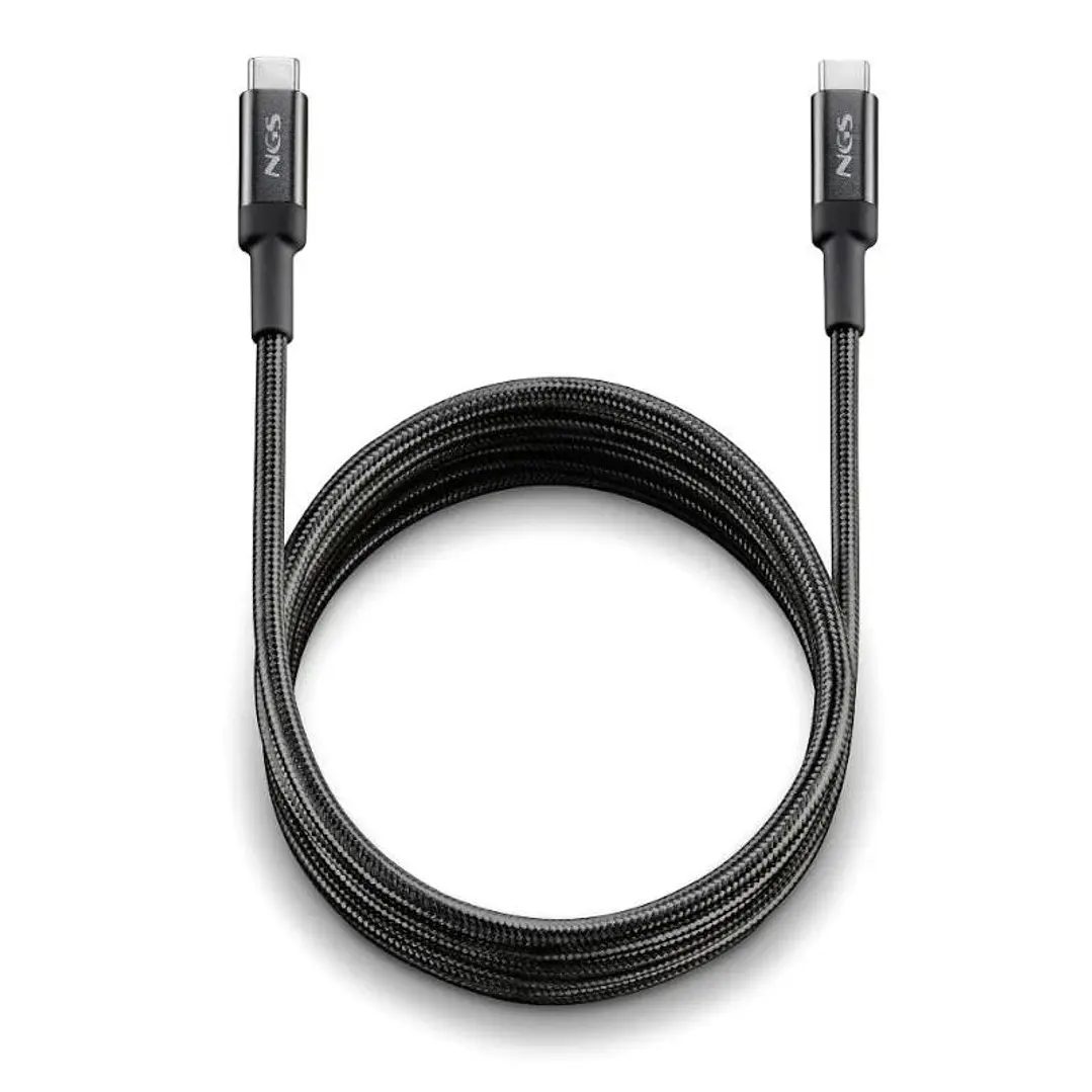 NGS Cable carga rapida USB C A USB C 100w 2M 1