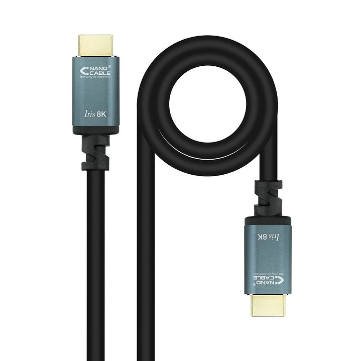 Nanocable Cable HDMI 2.1 IRIS 8K M/M, 2 metros 1