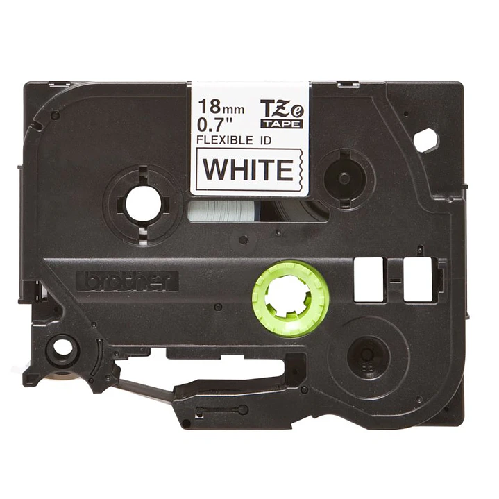 Brother Cinta TzeFX241 Texto Negro/Blanco 18mm 2