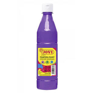 Jovi Tempera Paint Tempera Liquida 500ml - Base Agua - Lista para Usar - Alto Poder Cubriente - Secado Rapido - Excelente Fluidez - Adherencia en Mult