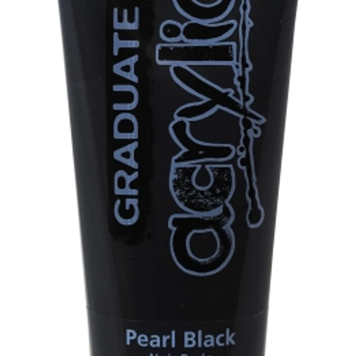 Daler Rowney Graduate Pintura Acrilica - Tubo de Plastico - 120ml - Color Negro Perla 1