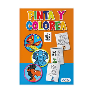 Dohe Libro de Colorear con Dibujos de Animales - Cubierta de Cartulina de 350gr - Interior de 30 Hojas en Papel de 120gr - Ideal para Lapices de Color