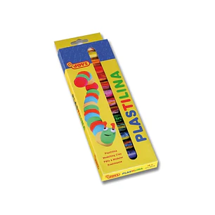 Jovi Pack con 15 Barras de Plastilina 15gr - Muy Moldeable - No se Seca - Colores Surtidos