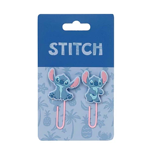 Safta Stitch Pack de 2 Clips - Presentado en Blister - Multicolor