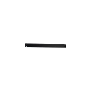 WP Tapa Delantera para Armario 1U - 490x15x55mm - Color Negro