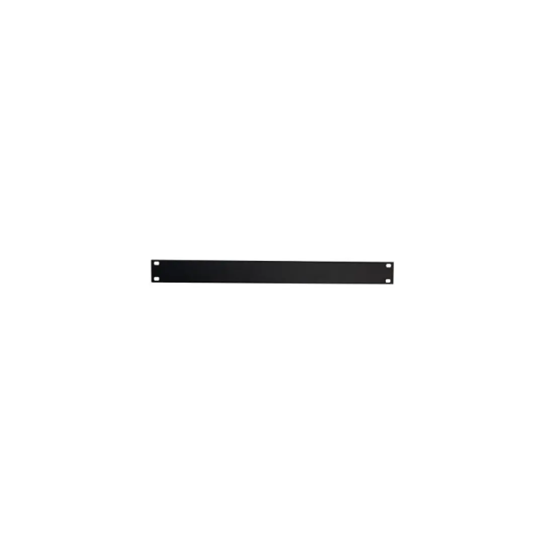 WP Tapa Delantera para Armario 1U - 490x15x55mm - Color Negro 1