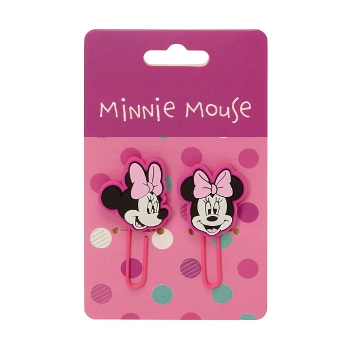 Safta Minnie Mouse Minty Pack de 2 Clips - Presentado en Blister - Color Rosa 1
