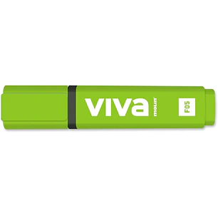 Molin Viva Marcador Fluorescente - Trazo entre 1 y 5mm - Tinta con Base de Agua - Color Verde