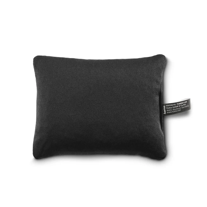 Hama Ergo Cojin Reposamuñecas - Licra - Reduce la Fatiga - 134x9x96mm - Color Negro 1