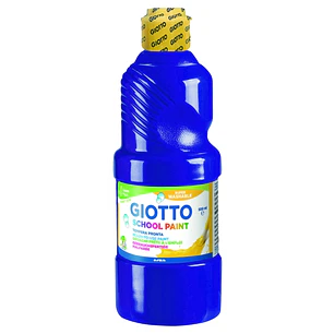 Giotto School Paint Tempera - 500ml - Lista para el Uso - Super Lavable - Botella Bio Pet - Color Violeta