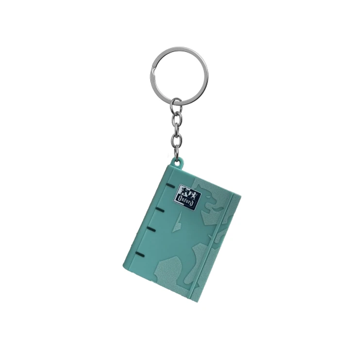 Oxford Europeanbinder Llavero con Forma de Carpeta de Anillas - Perfecto para Regalar o Coleccionar - Color Menta 1