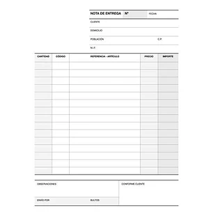 Apli Talonario Entrega 1/4 Triplicado Natural - Papel Autocopiativo - 92 Hojas - Numeracion Secuencial - Tamaño A4 - Color Natural