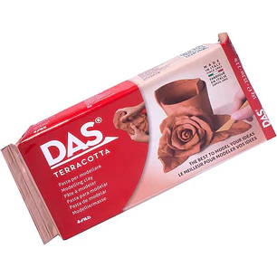 Das Pasta para Modelar - 1kg - Facil de Trabajar - Seca al Aire - Color Terracota