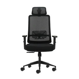 Oqonos Cherg 016 Silla de Oficina Ergonomica con Reposacabezas Cervical Ajustable, Tejido Impermeable, Mecanismo Autobalanceado, Soporte Lumbar Ajusta