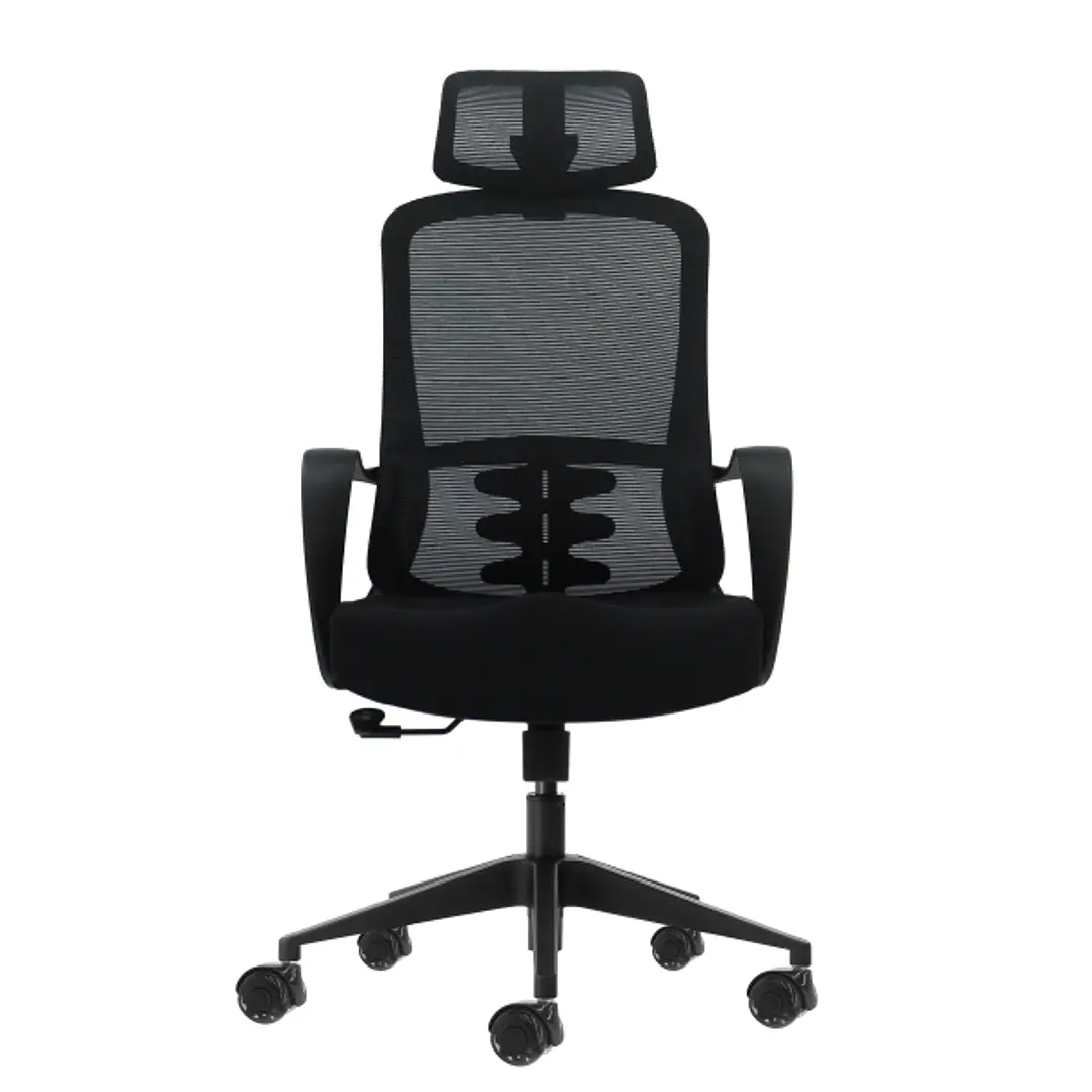 Oqonos Cherg 004 Silla de Oficina Ergonomica con Reposacabezas Cervical Ajustable, Respaldo de Malla Transpirable, Piston de Gas Clase 4, Soporte Lumb 1