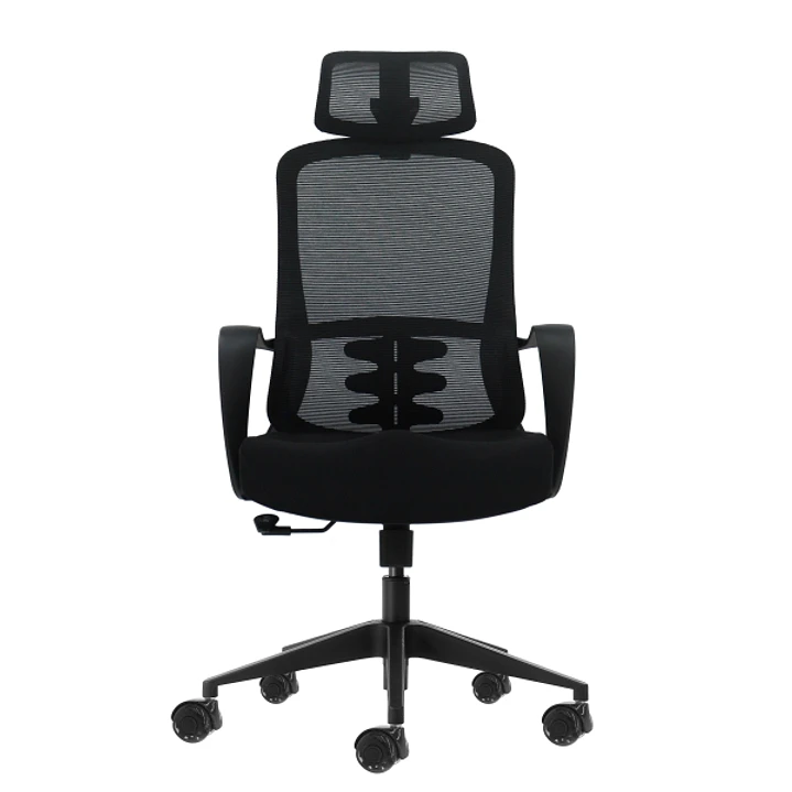 Oqonos Cherg 004 Silla de Oficina Ergonomica con Reposacabezas Cervical Ajustable, Respaldo de Malla Transpirable, Piston de Gas Clase 4, Soporte Lumb 1
