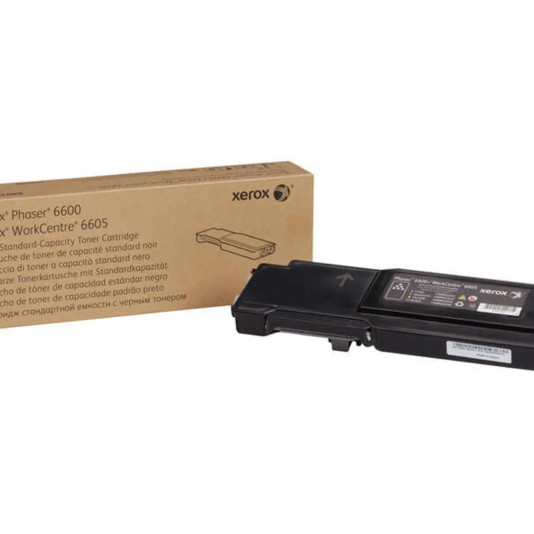 Xerox Phaser 6600/WorkCentre 6605 Negro Cartucho de Toner Original - 106R02248 1