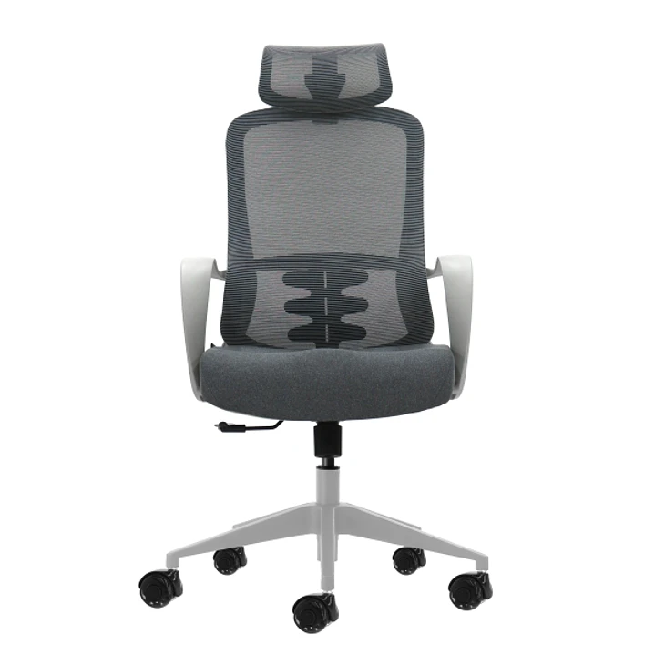 Oqonos Cherg 008 Silla de Oficina Ergonomica con Reposacabezas Cervical Ajustable, Respaldo de Malla Transpirable, Piston de Gas Clase 4, Soporte Lumb 1