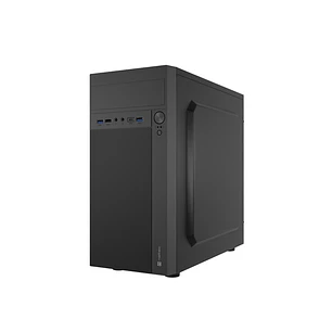 Natec Helix USB-C Caja Mini Torre MiniATX - Compatible Micro-ATX y Mini-ITX - 1xUSB-C, 2xUSB 3.0, 2xUSB2.0 y 2xMiniJack - Color Negro