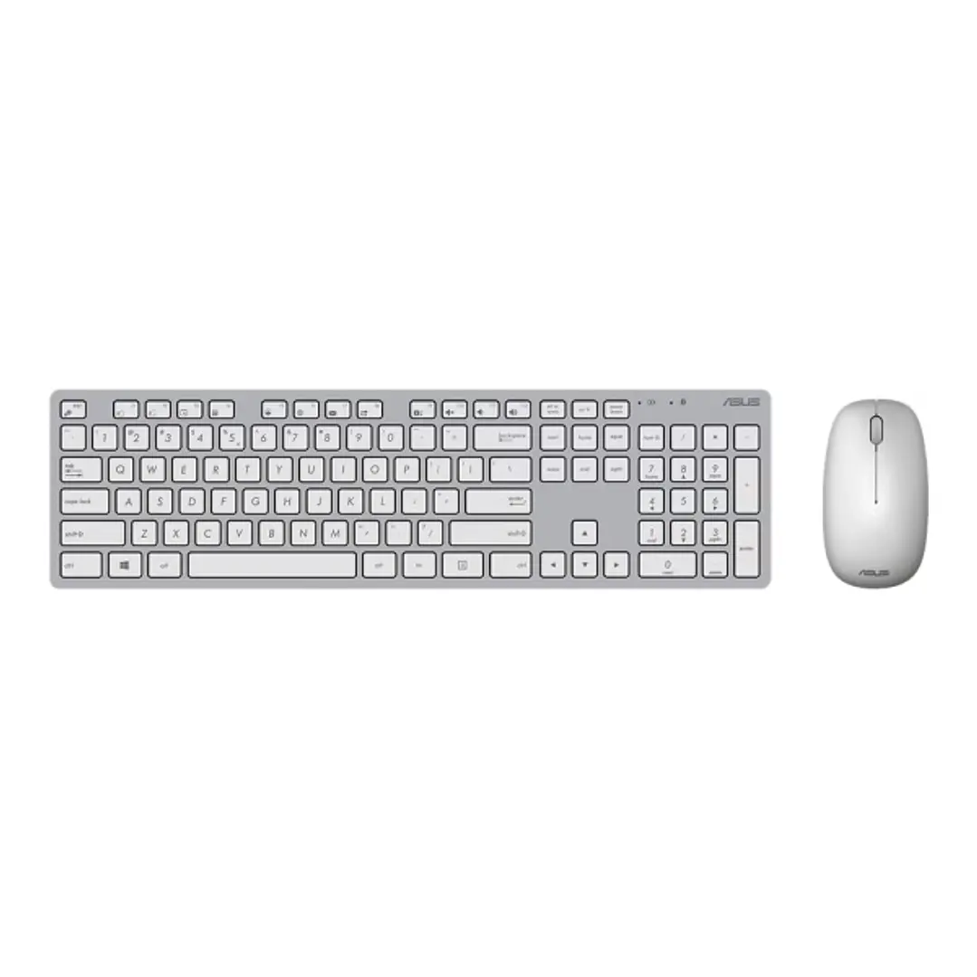 Asus W5000 Kit Teclado y Raton - Inalambrico 2,4Ghz - 1600dpi -  Español - Color Blanco / Gris 1