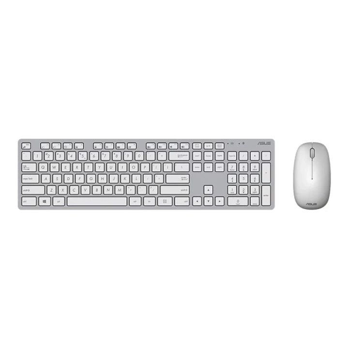 Asus W5000 Kit Teclado y Raton - Inalambrico 2,4Ghz - 1600dpi -  Español - Color Blanco / Gris 1