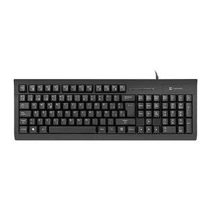 Natec Moray Teclado con Lector Smart ID - 105 Teclas - Cable 1,5 mtrs - Color Negro