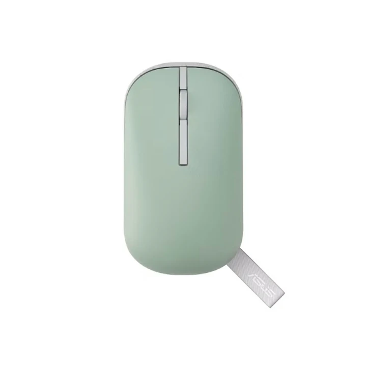 Asus Marshmallow MD100 Raton - Inalambrico 2,4Ghz - Bluetooth - 1600DPI - Color Verde 1