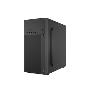 Natec Helix Caja Mini Torre MiniATX - Compatible Micro-ATX y Mini-ITX - 2xUSB 3.0, 2xUSB2.0 y 2xMiniJack - Color Negro