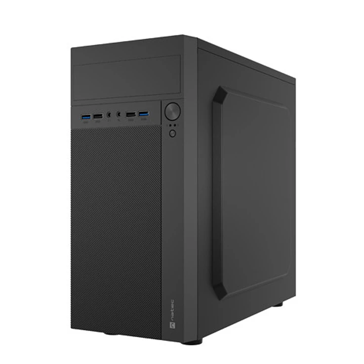 Natec Helix Caja Mini Torre MiniATX - Compatible Micro-ATX y Mini-ITX - 2xUSB 3.0, 2xUSB2.0 y 2xMiniJack - Color Negro 1