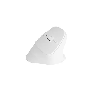 Natec Crake 2 Raton Optico Vertical Inalambrico - 2.400 dpi - Bluetooth + 2,4Ghz - 6 Botones - Color Blanco
