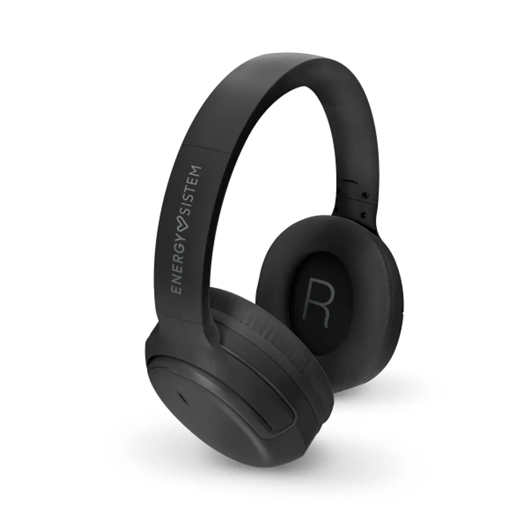 Energy Sistem Auriculares Bluetooth Rizz - Conexion Multipunto - ANC - Hasta 50h de Bateria - Deep Bass Para Graves Profundos - Diadema Acolchada Ajus 1