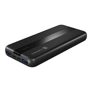 Natec Trevi Slim Q V2 PowerBank 10.000mAh - 2xUSB 3.0 18W + 1xUSB-C 20W + USB-C + USB Micro - PD Hasta 20 W - Quick Charge