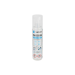 Natec Raccoon Ipa 250 ml Alcohol Isopropilico para Limpieza en Spray -  Concetracion de Alcohol Superior al 99,8%