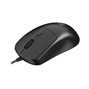 Natec Hawk 2 Raton Laser Ergonomico - 2400 dpi - Cable de 1,8 mtrs - 4 Botones - Color Negro