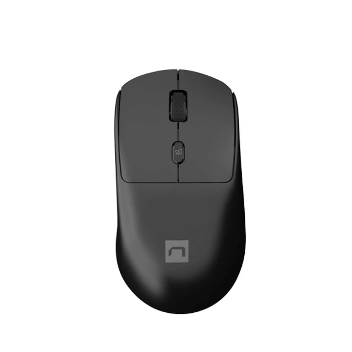 Natec Hawk 2 Raton Laser Inalambrico Ergonomico - 3200 dpi - Adaptador USB - 4 Botones - Color Negro 1