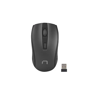 Natec Jay 2 Raton Optico Inalambrico - 1600 dpi - 2,4 Ghz - Adaptador USB - 4 Botones - Color Negro
