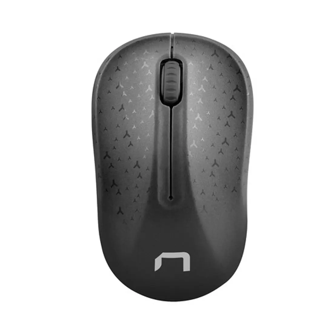 Natec Toucan Raton Optico Inalambrico - 1600 dpi - Adaptador USB - 3 Botones - Color Negro 1