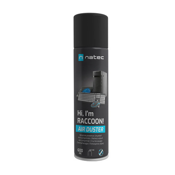 Natec Raccoon 600 ml Aire Comprimido - Tubo de Precision 1