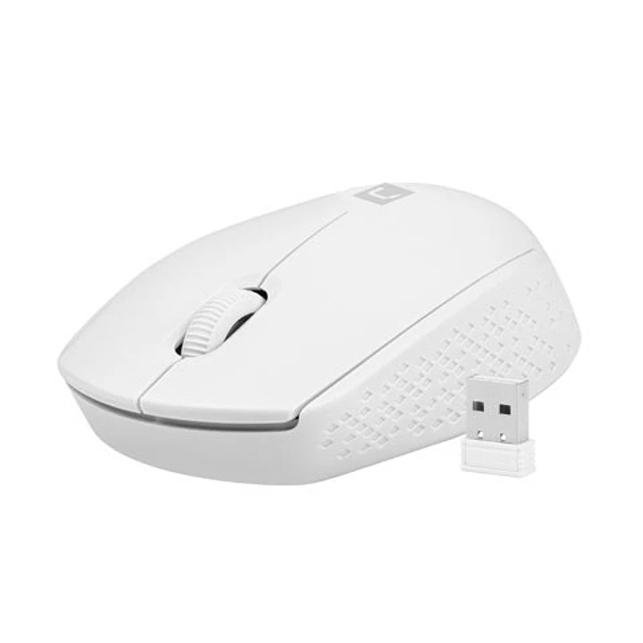 Natec Stork Raton Optico Inalambrico - 1600 dpi - Adaptador USB - 3 Botones - Color Blanco 1