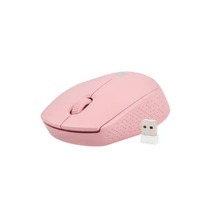 Natec Stork Raton Optico Inalambrico - 1600 dpi - Adaptador USB - 3 Botones - Color Rosa
