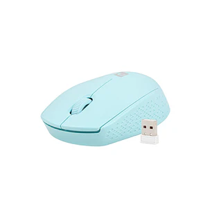 Natec Stork Raton Optico Inalambrico - 1600 dpi - Adaptador USB - 3 Botones - Color Azul