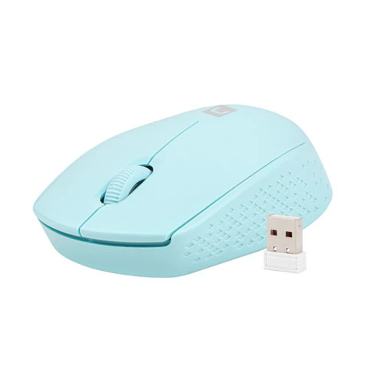 Natec Stork Raton Optico Inalambrico - 1600 dpi - Adaptador USB - 3 Botones - Color Azul 1