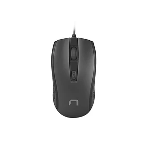 Natec Hoopoe 2 Raton Optico - 1600 dpi - Cable de 1,8 mtrs - 4 Botones - Color Negro