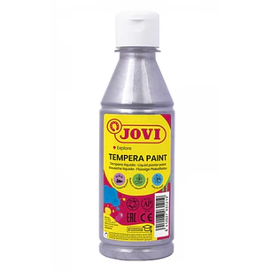 Jovi Tempera Paint Tempera Liquida 250ml - Base Agua - Lista para Usar - Alto Poder Cubriente - Secado Rapido - Excelente Fluidez - Adherencia en Mult