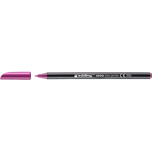 Edding 1200 Rotulador - Punta Redonda - Trazo 1mm. - Tinta con Base de Agua - Color Magenta