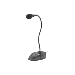 Natec Giraffe 2 Microfono Omnidireccional de Sobremesa - Brazo Felxible - Sensibilidad de -55dB - Color Negro