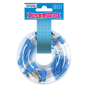 Dohe Combo de Pinzas - 10 Pinzas de 15mm y 5 Pinzas de 19mm - Variedad de Tamaños para Diferentes Usos